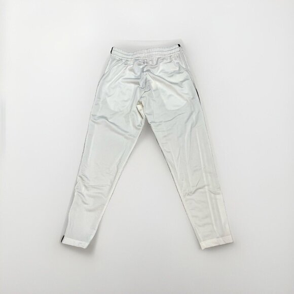 Woman’s Adidas New Jogger Pants Size White w Three Stripe Size Small NWT - Picture 2 of 4